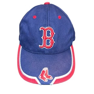 Cappello Boston Red Sox berretto regolabile gancio e passante strapback blu MLB baseball RARO - Foto 1 di 9