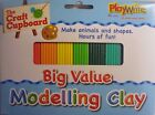 8 Pieces of Flat Modelling Clay Dough (8 Colours) Great for Arts & Crafts