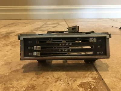 ORIGINAL HEATER CONTROLS 1966 1967 IMPALA - Image 1 of 3