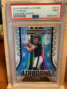 Rookies & Stars CJ Stroud 2023/149 Airborne-White! PSA Como Nuevo 9! Houston Texans - Imagen 1 de 3