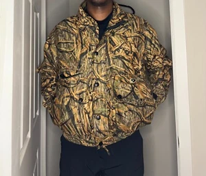 Mossy Oak Camo Heavyweight Hunting Jacket Medium - Picture 1 of 3
