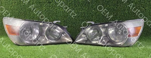 Lexus Altezza IS300 IS200 SXE10 Head lights pair Crystal chrome housing Jdm Used - Picture 1 of 24