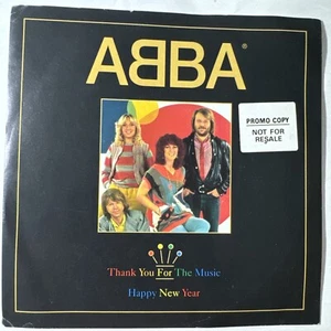 RARE 45 RPM RECORD: ABBA PROMO Thank You For the Music White Label Polydor (FH) - Picture 1 of 10