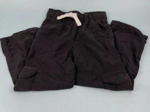 Gymboree Size 5 Boy Black Carpenter Style Ribbed Comfort Waist Lined Pant - Picture 1 of 8