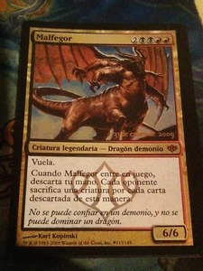 MTG FOIL Malfegor - Prerelease Promo - Magic the Gathering EXCELLENT - Imagen 1 de 1
