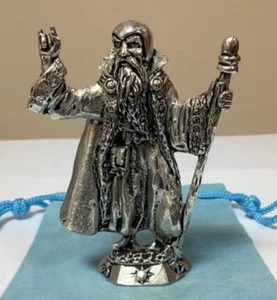 Merlin Quality Silver Pewter Small Statue (B) - Picture 1 of 5