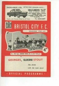 Bristol City v Grimsby Town 1961/62 division 3 - Picture 1 of 1