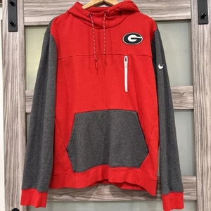 Nike UGA Georgia Bulldogs Hoodie Size XL Streetwear Center Swoosh - Picture 1 of 12