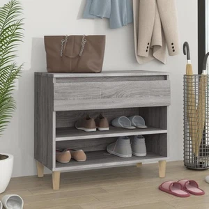 Mueble Zapatero Armario Auxiliar Almacenaje Zapatos Madera Contrachapada vidaXL - Imagen 1 de 96
