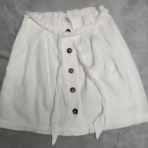 Hollister Paperbag Button Front Mini Belted Ultra High Rise Womens Small Skirt - Picture 1 of 13
