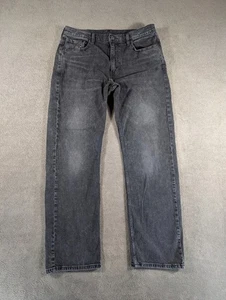 Levi's 569 Jeans Herren 34x34 grau/schwarz Denim Baumwolle dunkle Waschung gerades Bein - Bild 1 von 7