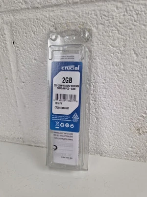 Crucial CT25664AC667 (2 GB, PC2-5300, DDR2 Sodimm, 256Mx64, 101678 - Image 1 of 4