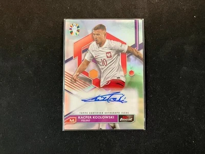 2023 Topps Finest Road to Euro 2024 Soccer Autograph #BCA-KKO Kacper Kozłowski - Image 1 of 2