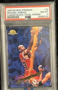 95 Skybox Premium Michael Jordan #15 Career Block Total Wrong PSA 8 NM-MT 🔥🔥🔥 - Bild 1 von 2