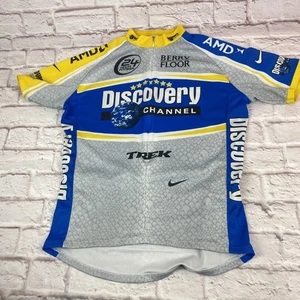 Discovery Channel Nike Dri-Fit Radtrikot Herren XL blau grau Made in Italy - Bild 1 von 11