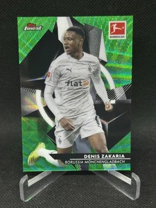 2021-22 Tops Finest Bundesliga Denis Zakaria Green Parallel 5/99 - Picture 1 of 1