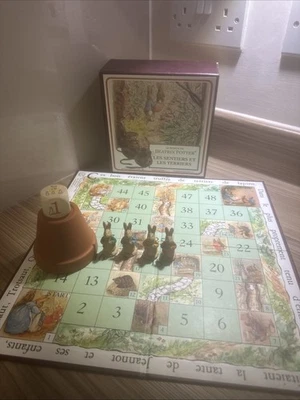 Warne Vintage Beatrix Potter 'Paths Burrows' Snakes Ladders Board Game 1988 - Image 1 of 3