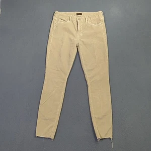 Mother Hose Damen 29 Khaki Beige Cord Looker Ankle Fray In Hopscotch Cord - Bild 1 von 14