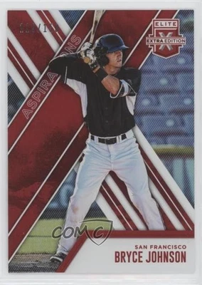 2017 Panini Elite Extra Edition Aspirations Red /150 Bryce Johnson #197 - Image 1 of 2