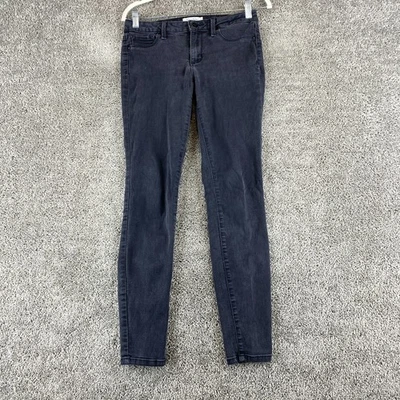 Jessica Simpson Kiss Me Super Skinny Jeans Women's 27 Black Low Rise 5-Pocket - Image 1 of 4