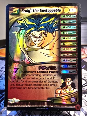 DBZ CCG DRAGON BALL Z BROLY THE UNSTOPPABLE LV5 #6 BUU SGA BROLY SUBSET PROMO LP - Image 1 of 2