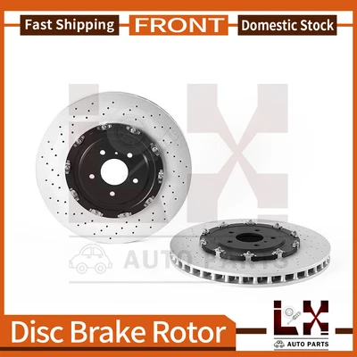 Rotor de freno de disco delantero Brembo 2 para Nissan GT-R 2012-2018 Foto 1 de 4