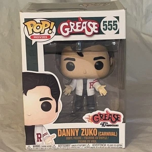 Funko POP! Movies GREASE 40th Anniversary Danny Zuko (Carnival) #555 * NEW - Picture 1 of 8