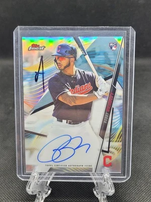 BOBBY BRADLEY 2020 Topps Finest Refractor AUTO CLEVELAND INDIANS RC FA-BBR - Image 1 of 2