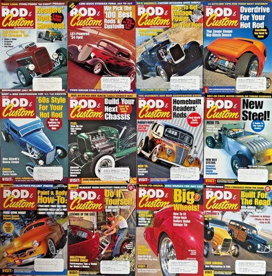 ROD & CUSTOM MAGAZINE LOT (12) | 2002 | VINTAGE HOT RODS | ***COMPLETE YEAR*** - Image 1 of 4