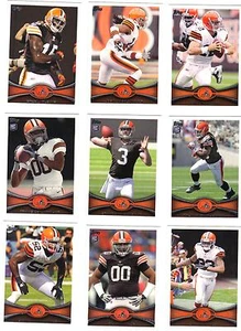 2012 Topps Cleveland Browns Team Set Brandon Weeden Trent Richardson cunas 12 - Imagen 1 de 1