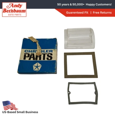 67 Plymouth Belvedere II Lámpara de Respaldo Trasera Derecha Luz Lente con Junta 2808805 NOS. Foto 1 de 4