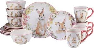 Certified International Easter Garden 16 pc Dinnerware Set, Multicolor  - Picture 1 of 6