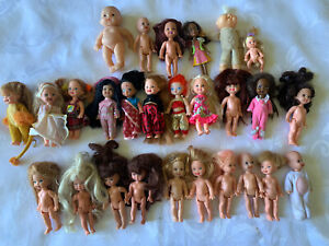 Bulk Lot of 27 Little Dolls - Mostly Mattel Kelly Barbie & Extras 1994