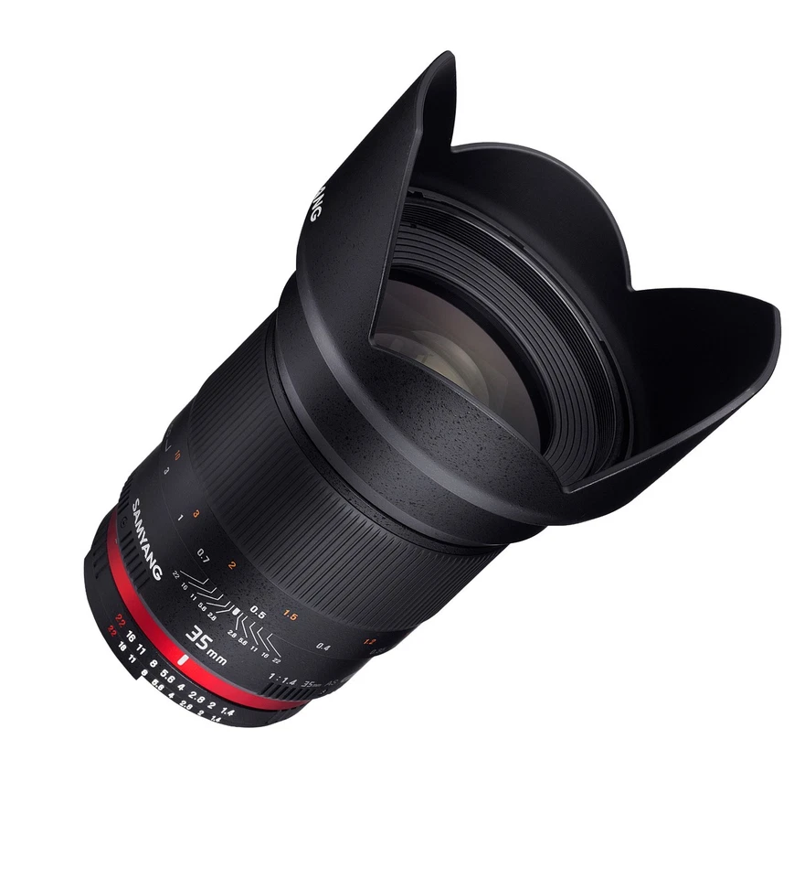 Samyang 35mm F1.4 Wide Angle Lens for Canon EF with AE Chip for Auto Metering - Image 1 of 1