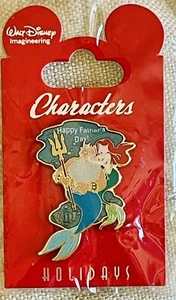 Disney WDI Happy Father's Day King Triton and Ariel Pin LE 250 MOC - Picture 1 of 1