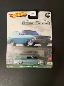 '64 Chevy Nova Panel - Fast Wagons - Hot Wheels Premium Car Culture (2021) - Picture 1 of 2