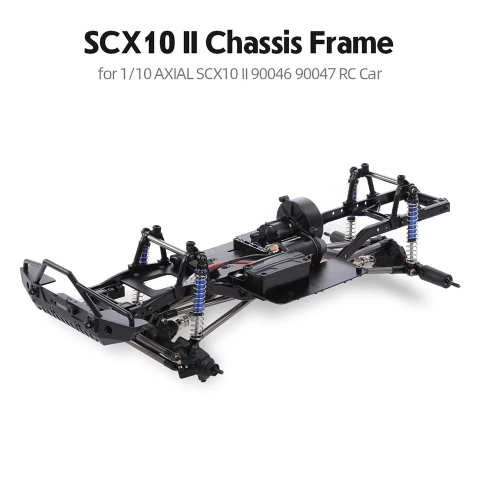 AUSTAR 313mm Wheelbase Chassis Frame for 1/10 AXIAL SCX10 II 90046 90047 RC Car - Image 1 of 4