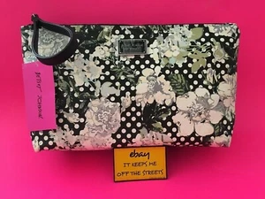 ❤️BETSEY Johnson GRANDE FLOREALE pochette da polso cosmetica borsa da viaggio borsetta❤️ - Foto 1 di 8