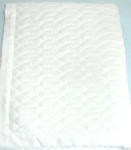 Sferra Bradley White Quilted Standard Sham Cotton Oval Stitch Design - Picture 1 of 2