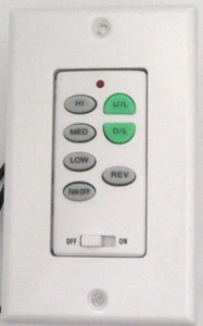 UC-9051T Ceiling Fan Remote Wall Control Dual Light Regency 2WWCD Fanimation C23 - Picture 1 of 4