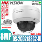 Hikvision DS-2CD2183G2-IU 8MP AcuSense Vandal Fixed Dome IP Camera +Junction Box