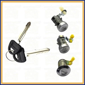 SET 3 CILINDRETTO PORTA PER SUZUKI VITARA DX SX NOTTOLINO BLOCCHETTO CON CHIAVE - Imagen 1 de 4