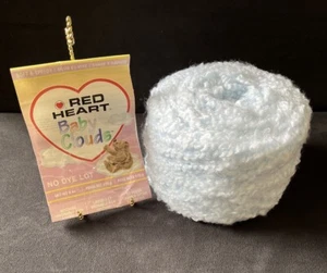 Red Heart BABY CLOUDS Yarn PALE BLUE #9381, 6 oz. - Picture 1 of 7