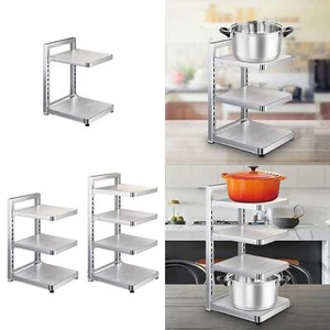 Pot Pan Rack Standing Pot Rack Kitchen Organization Storage - Picture 1 of 17