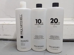 Paul Mitchell CLEAR Developer 33.8 oz (Liquid) CHOOSE YOURS! FREE FAST SHIPPING - Picture 1 of 11