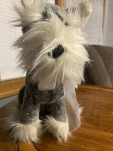 HTF Jellycat Lawrence Schnauzer Plush Stuffed Dog - 10 Inch New With Tags - Picture 1 of 7