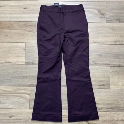 Club Monaco Mujer Recortado Kick Flare Talla 2 Ciruela Foto 1 de 4