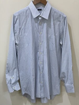 Tom James Men's Shirt Size Large Long Sleeve French Cuff Meeting, Career, Work - Image 1 of 4