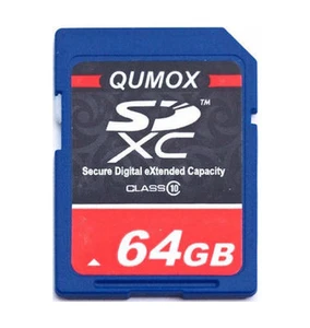 Tarjeta de memoria 64 GB SD XC Clase 10 64G Secure Digital SDXC cámara de ultra alta velocidad - Imagen 1 de 1