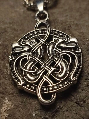 Wikinger Krieger  Amulett Halskette Kette Anhänger Nordmann Odin Rune Seefahrer - Bild 1 von 4